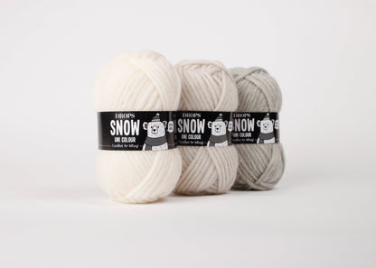 DROPS Snow mezgimo siūlai 50g (vilna) - Pasaulio Siūlai