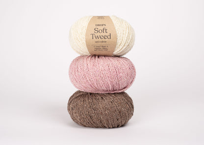 DROPS Soft Tweed knitting yarn 50g (wool, alpaca, viscose)