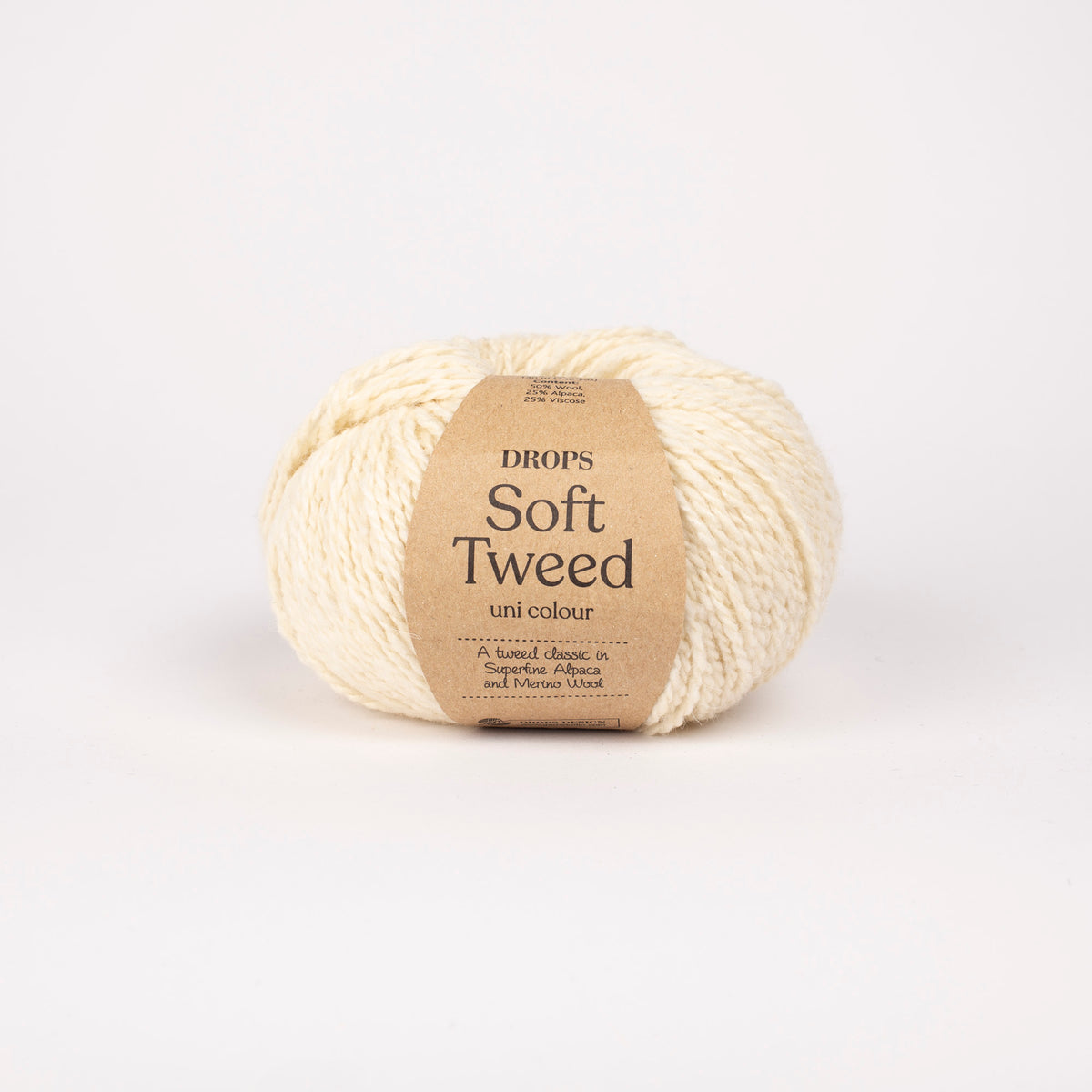 DROPS Soft Tweed knitting yarn 50g (wool, alpaca, viscose)