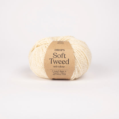 DROPS Soft Tweed knitting yarn 50g (wool, alpaca, viscose)
