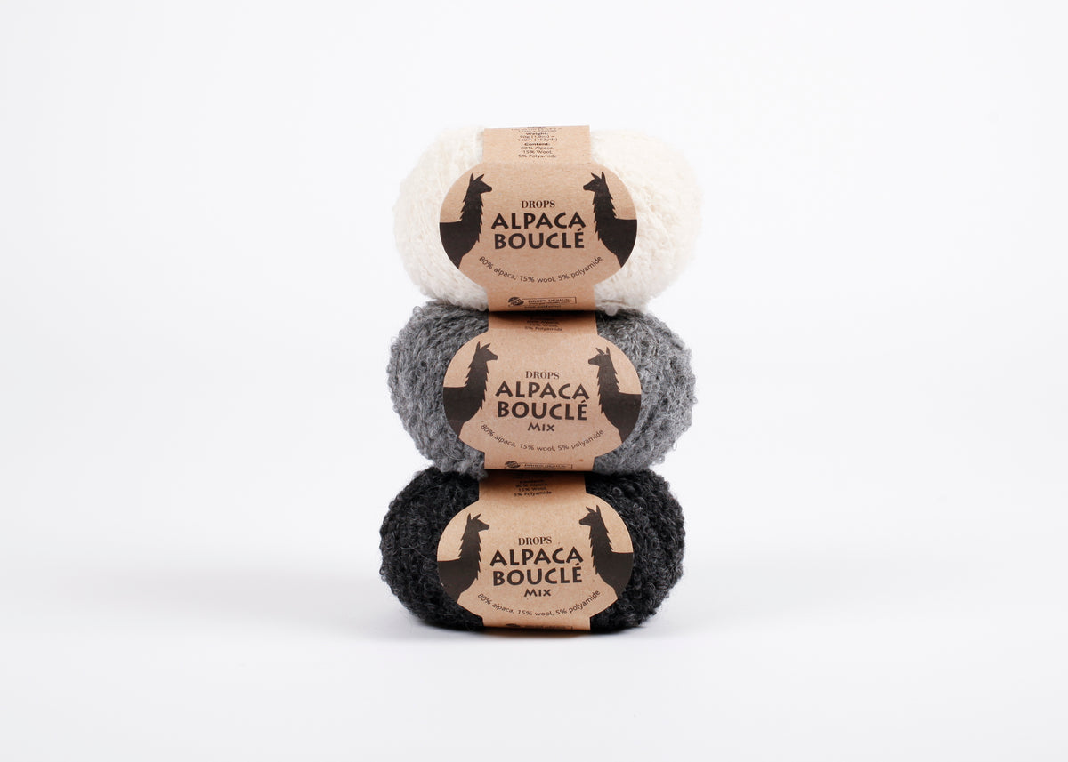 DROPS Alpaca Boucle 50g (alpakos, vilna)