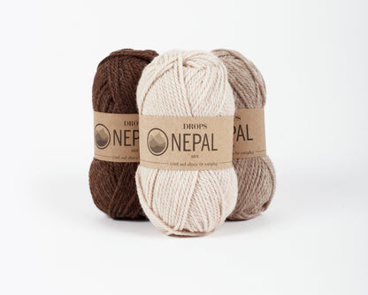 DROPS Nepal knitting yarn 50g (wool, alpaca)