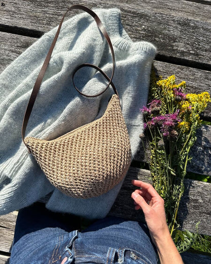 PetiteKnit odinės rankenos "Florence Bag" rankinei (110cm)