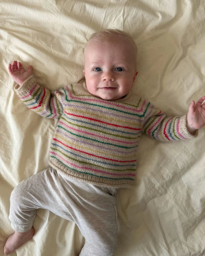 PetiteKnit Frankie Sweater Baby - Schema