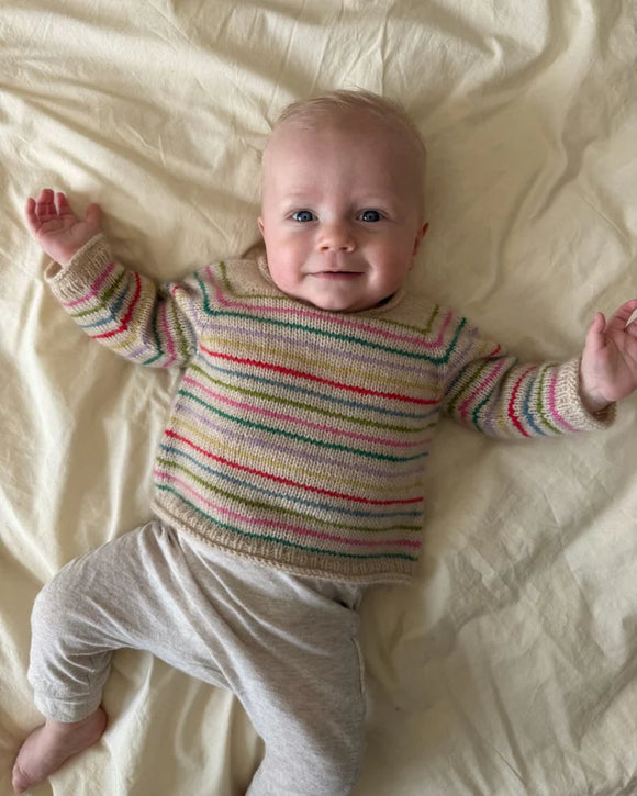 PetiteKnit Frankie Sweater Baby - Schema