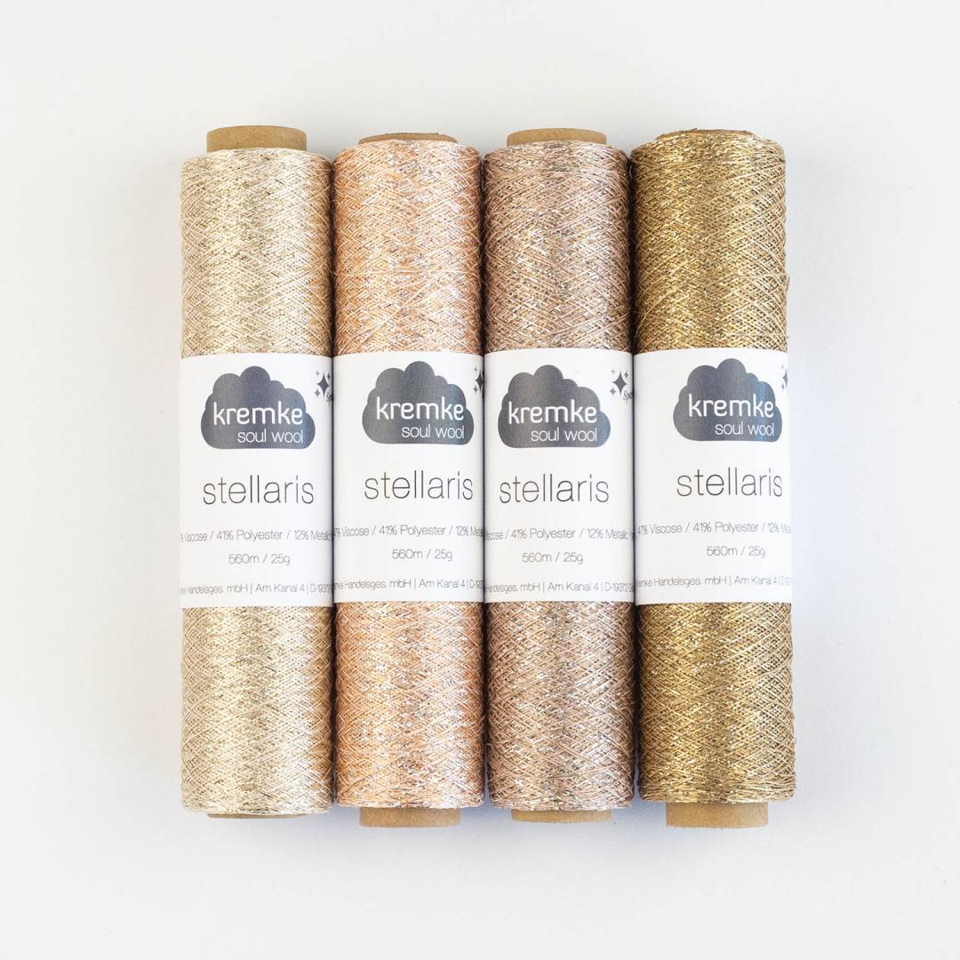 Kremke Stellaris 25g (viskozė, poliesteris, metalizuotas pluoštas)