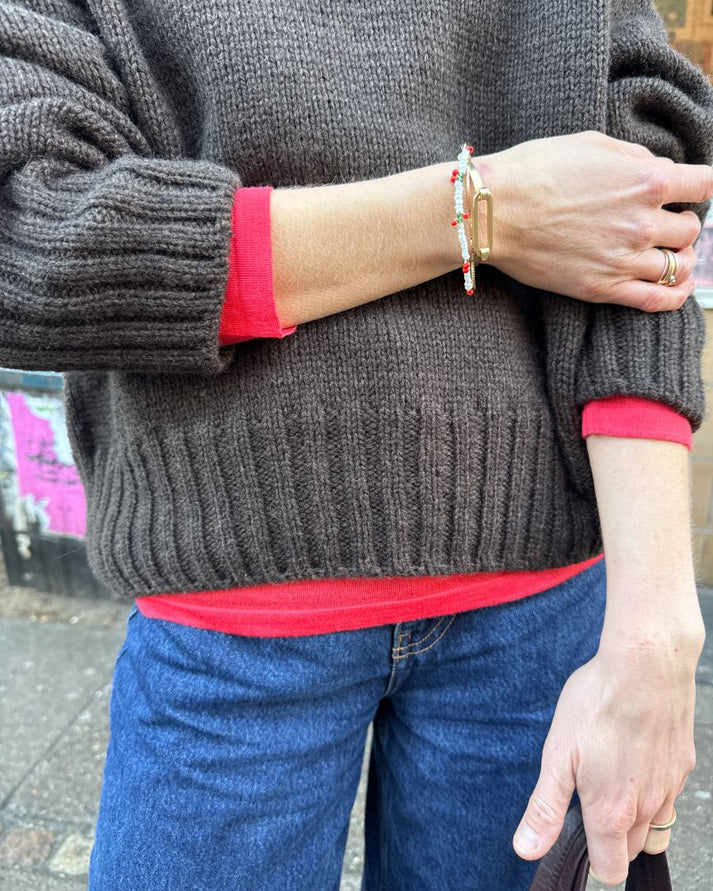 PetiteKnit Hannah Sweater O-neck - Schema