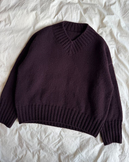 PetiteKnit Hannah Sweater V-neck - Schema