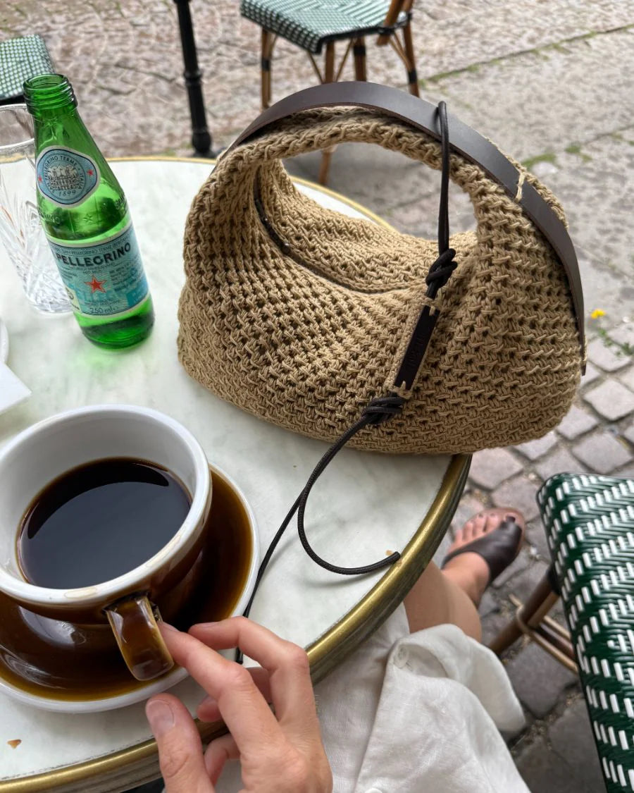 PetiteKnit odinė rankena "Juno Bag" rankinei