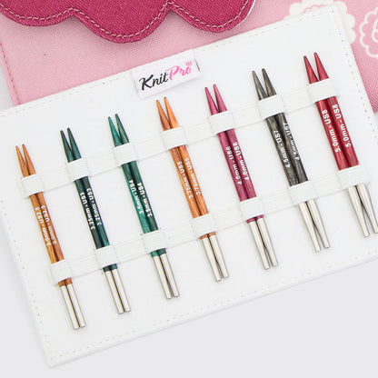 KnitPro Dreamz 13cm virbalų rinkinys keičiamu valu