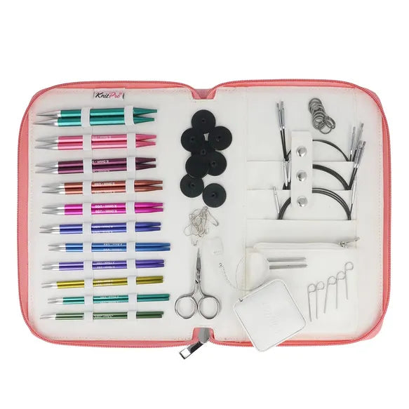 KnitPro Zing Regal 13cm virbalų rinkinys keičiamu valu 60cm-100cm
