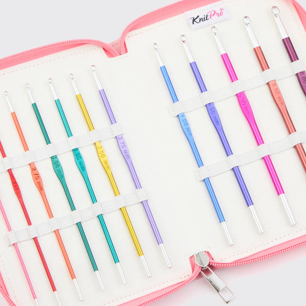 KnitPro Zing Grande vąšelių rinkinys 9vnt.