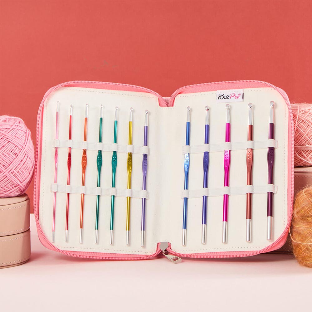 KnitPro Zing Grande vąšelių rinkinys 9vnt.