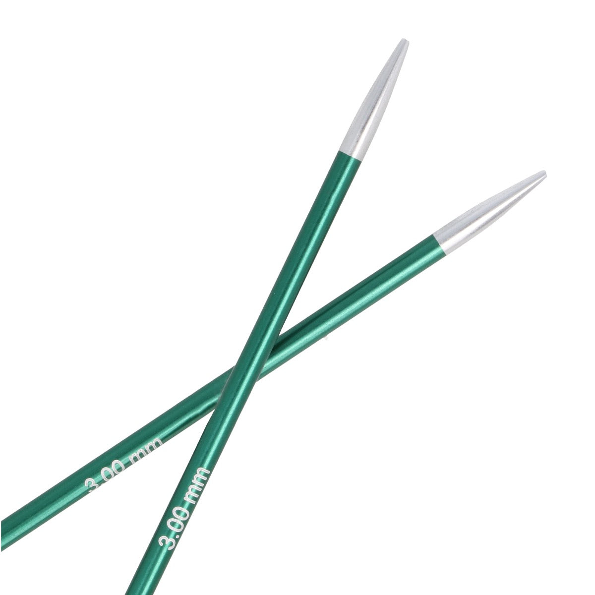 KnitPro Zing metaliniai prisukami virbalai 10cm - 13cm