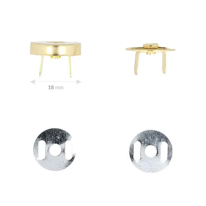 Milward 18mm magnetinis užsegimas krepšiams 1vnt.