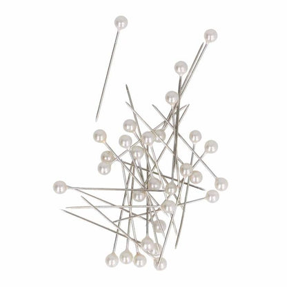 Milward pins in a jar 75 pcs. (white)