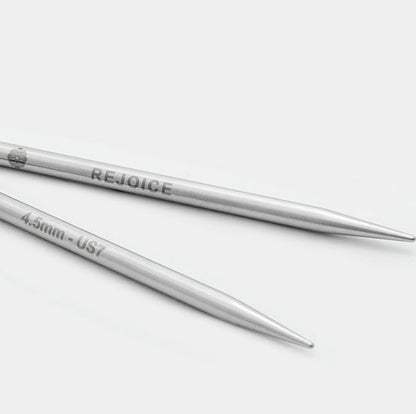 KnitPro Mindful metaliniai prisukami virbalai 10cm - 13cm