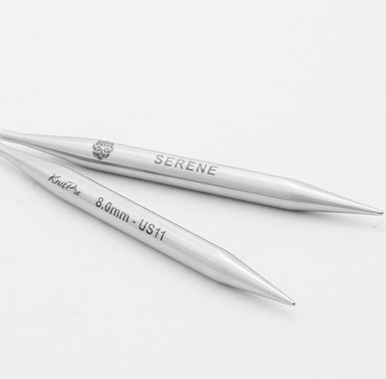KnitPro Mindful metaliniai prisukami virbalai 10cm - 13cm