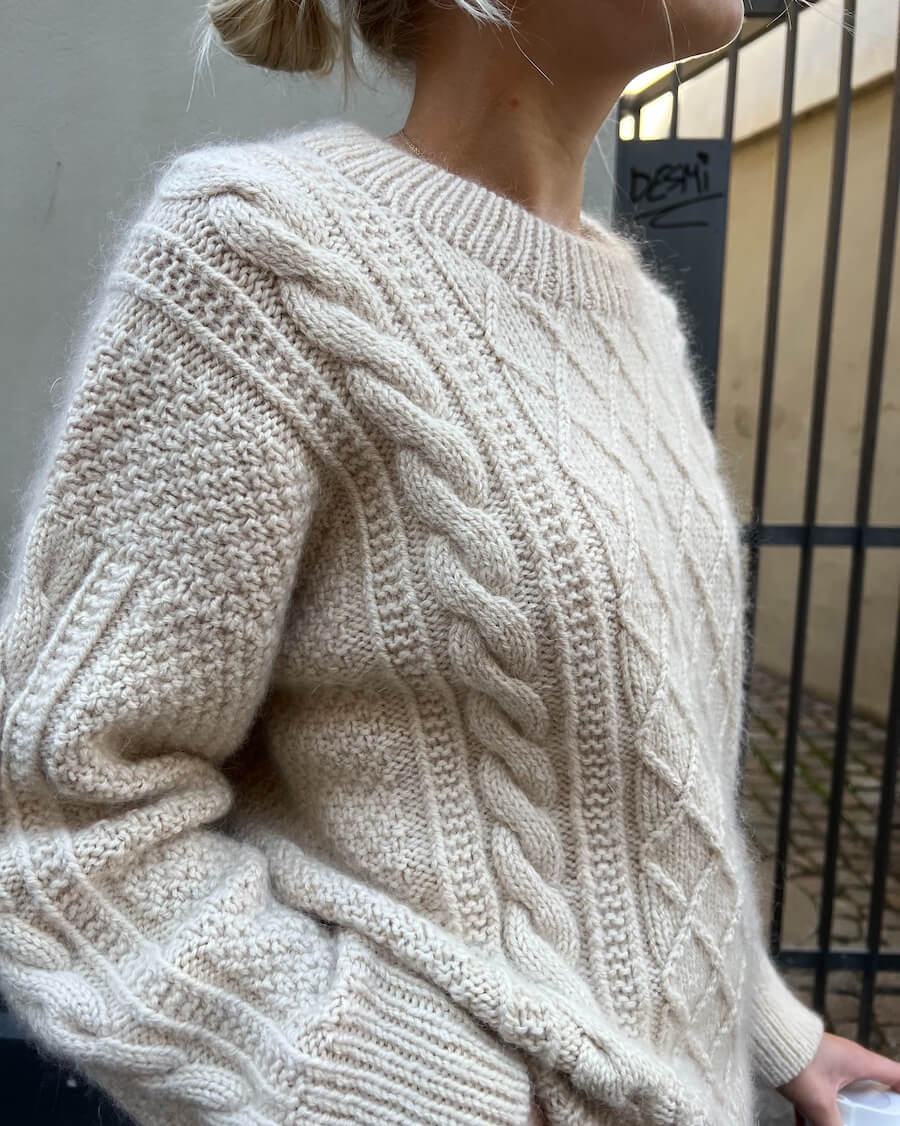 PetiteKnit Moby Sweater - Schema