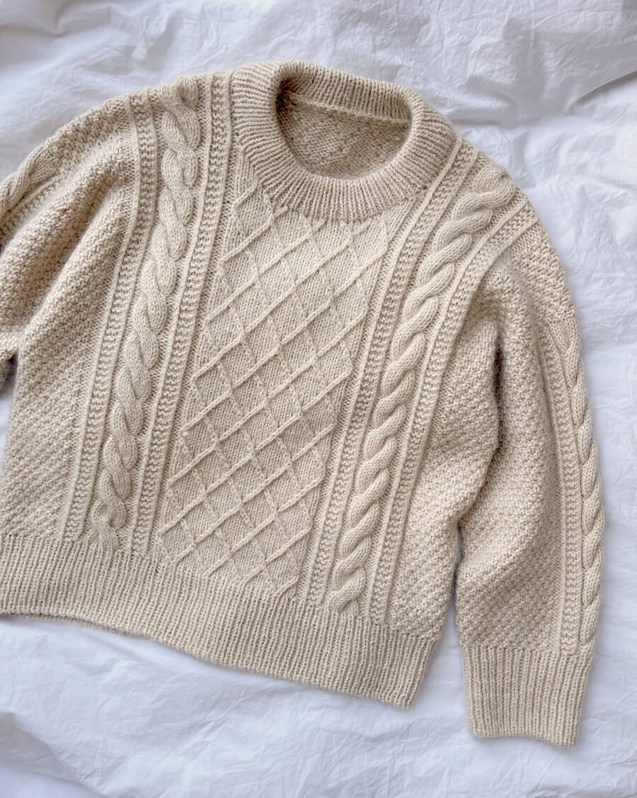 PetiteKnit Moby Sweater - Schema