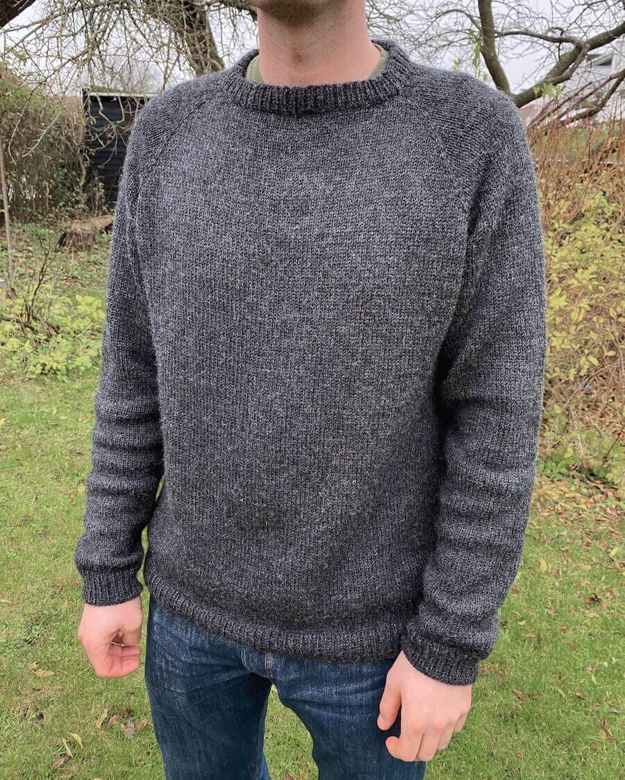 PetiteKnit Hanstholm Sweater Man - Schema