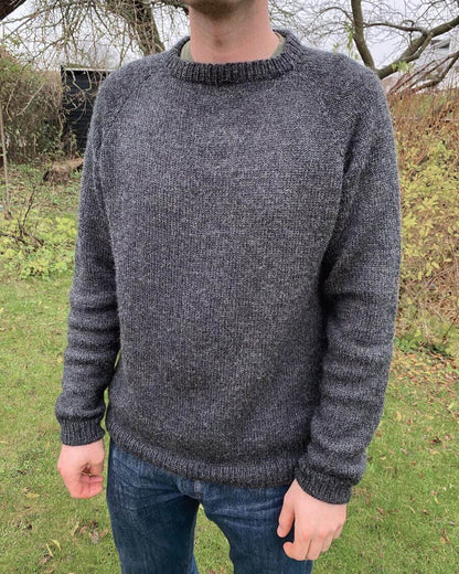 PetiteKnit Hanstholm Sweater Man - Schema