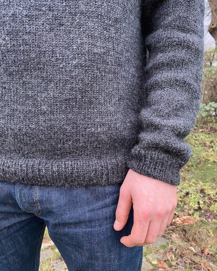 PetiteKnit Hanstholm Sweater Man - Schema