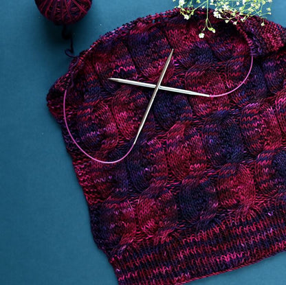 KnitPro Nova Metal mezgimo virbalai su valu 40cm - 120cm