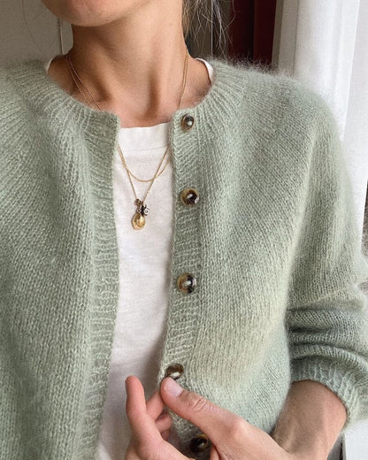 PetiteKnit Novice Cardigan (Mohair Edition) - Schema