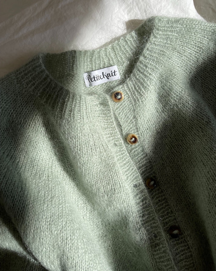 PetiteKnit Novice Cardigan (Mohair Edition) - Schema
