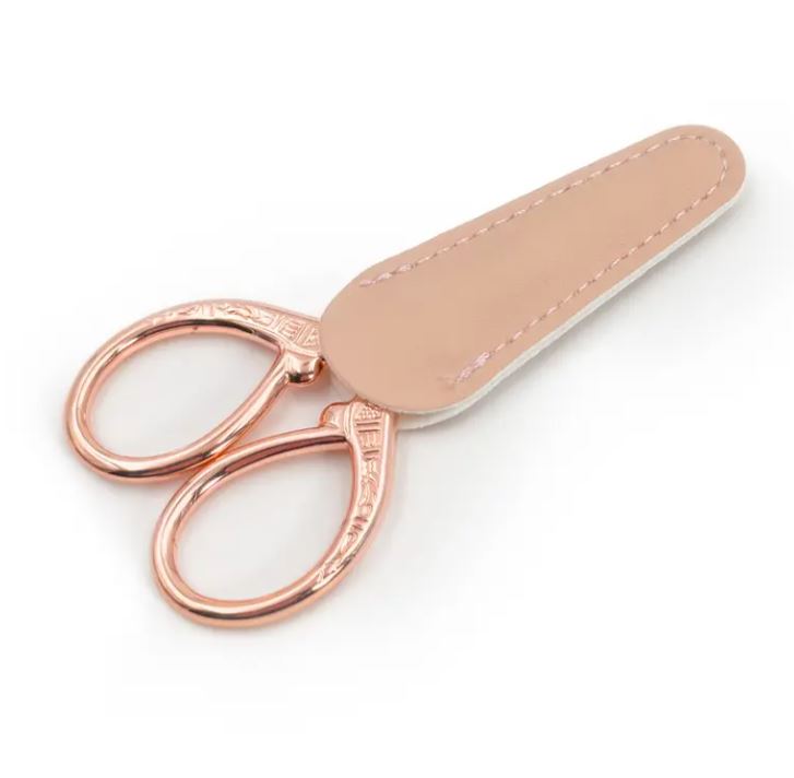 PPY žirklutės 9cm (rožinio aukso spalvos)