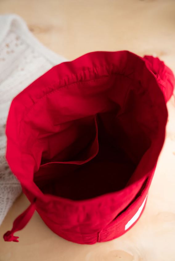 3.14 Red Project Bag (Mezgėjos krepšys)