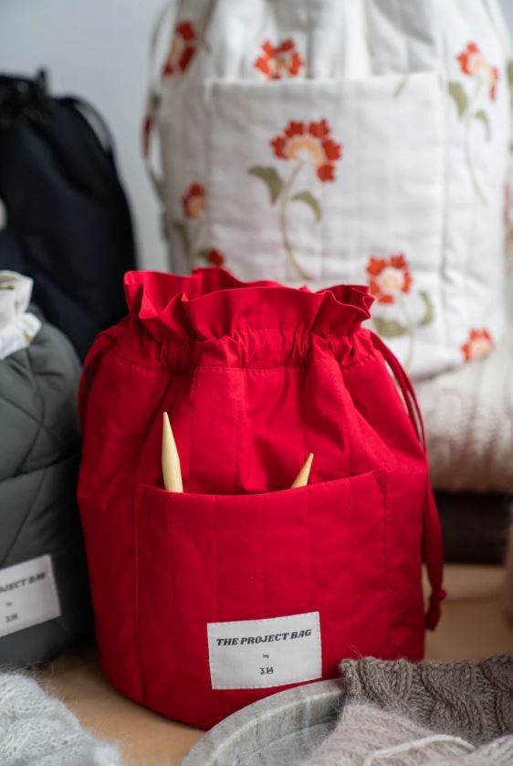 3.14 Red Project Bag (Mezgėjos krepšys)