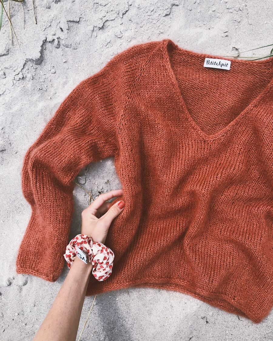 PetiteKnit Cumulus Blouse - Schema