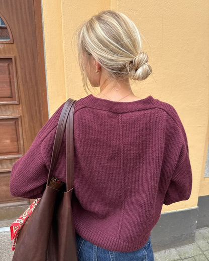 PetiteKnit Scarlet Cardigan - Schema