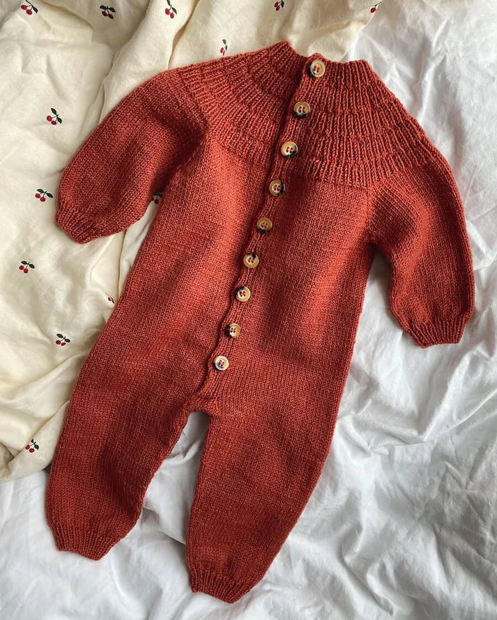 PetiteKnit Anker's Onesie Baby - Schema