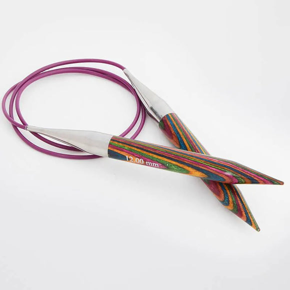 KnitPro Symfonie mediniai virbalai su valu 40cm - 100cm