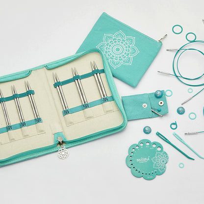 KnitPro The Mindful "Believe" needle set with interchangeable thread (13cm)