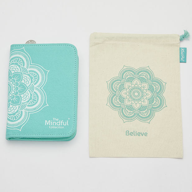 KnitPro The Mindful "Believe" needle set with interchangeable thread (13cm)