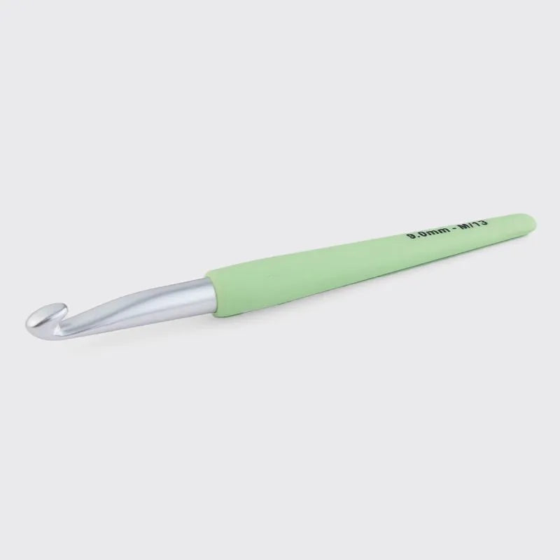 KnitPro Waves 2.0 spalvotas vąšelis su rankenėle 13cm