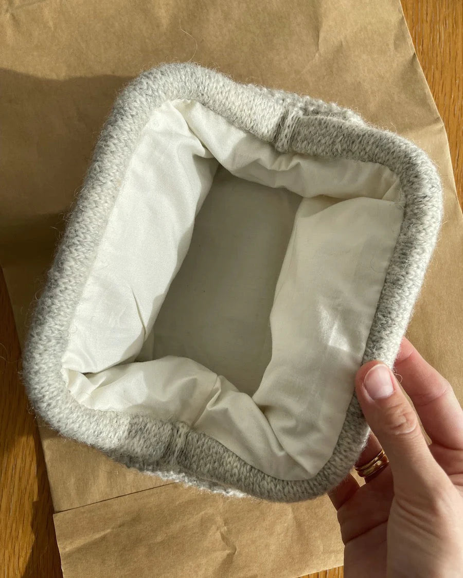 PetiteKnit pamušalas "Small frame clutch" (Juno bag)