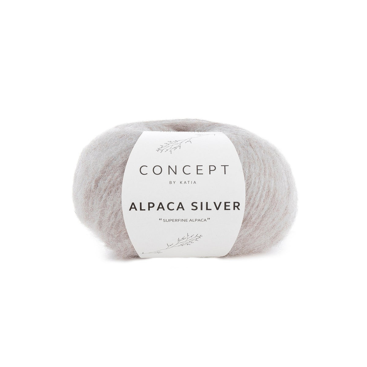 Концепция By Katia Alpaca Silver нити 25г (альпака, полиамид, полиэстер)