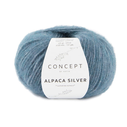 Концепция By Katia Alpaca Silver нити 25г (альпака, полиамид, полиэстер)