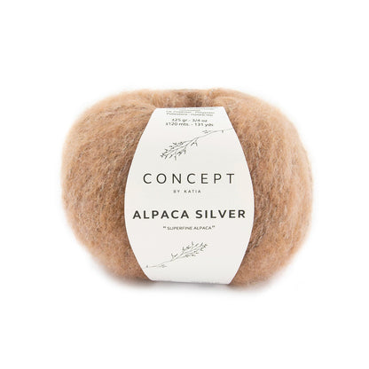 Концепция By Katia Alpaca Silver нити 25г (альпака, полиамид, полиэстер)