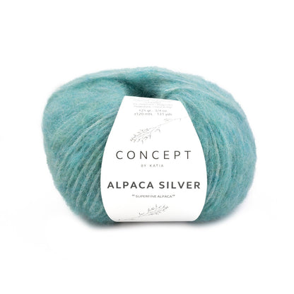 Концепция By Katia Alpaca Silver нити 25г (альпака, полиамид, полиэстер)