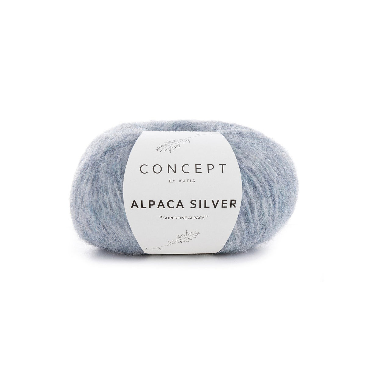 Концепция By Katia Alpaca Silver нити 25г (альпака, полиамид, полиэстер)