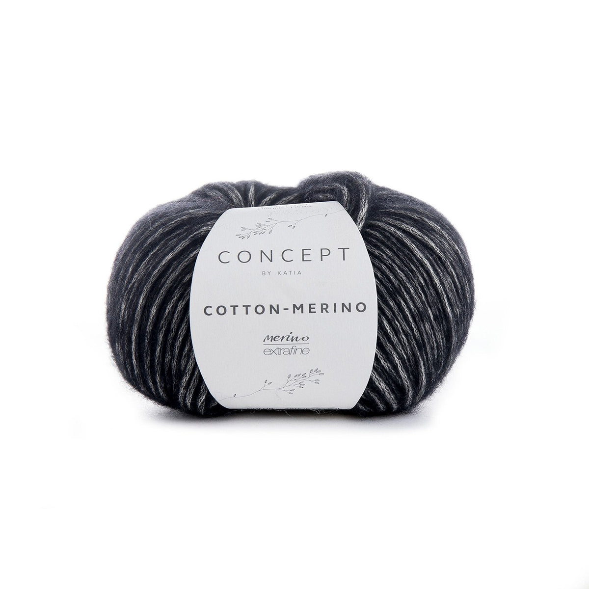 Concept By Katia Cotton-Merino siūlai 50g (merino vilna, medvilnė)