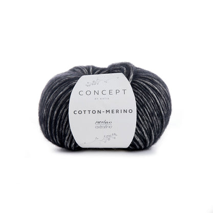 Concept By Katia Cotton-Merino siūlai 50g (merino vilna, medvilnė)