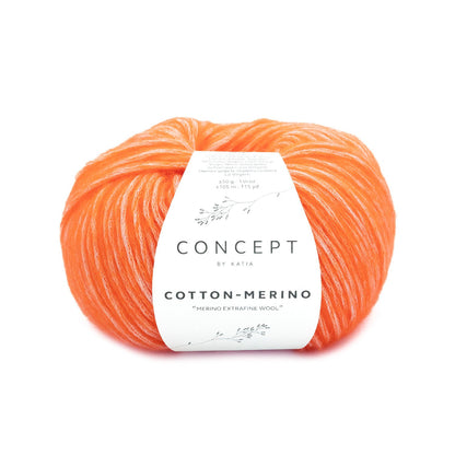 Concept By Katia Cotton-Merino siūlai 50g (merino vilna, medvilnė)