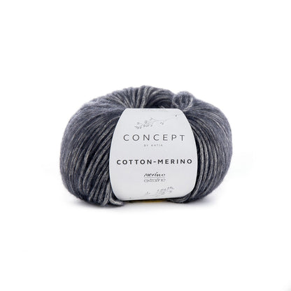 Concept By Katia Cotton-Merino siūlai 50g (merino vilna, medvilnė)